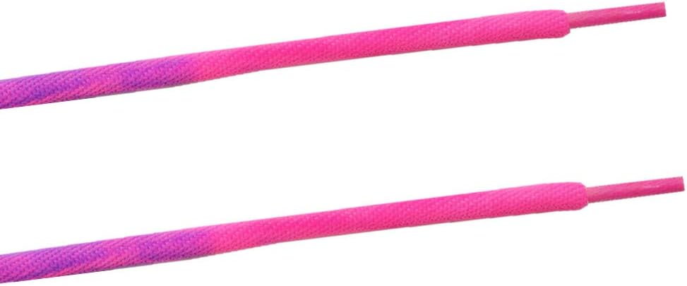 Rainbow thick round shoelaces Colorful Fashion for Sneakers