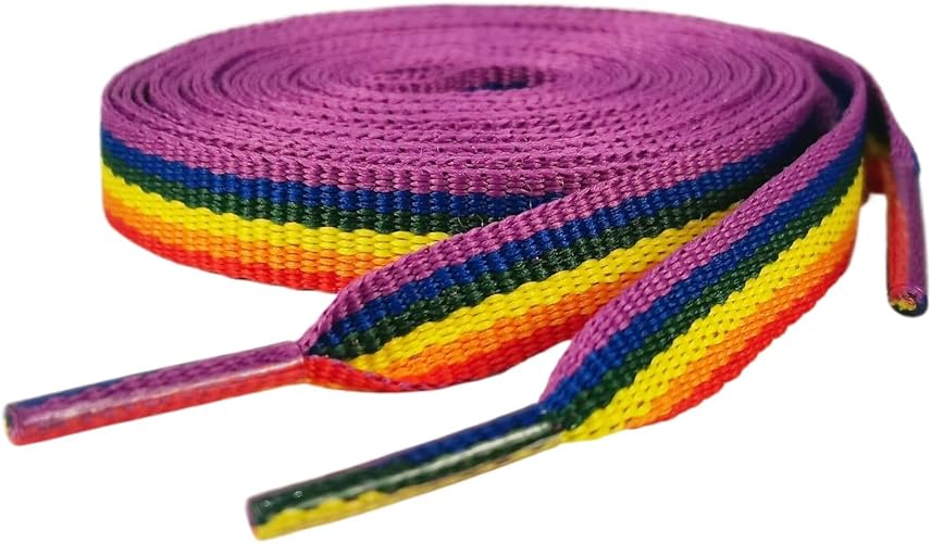 Bisexual Lesbian Gay Non-Binary Transgender Asexual Colors Shoelaces