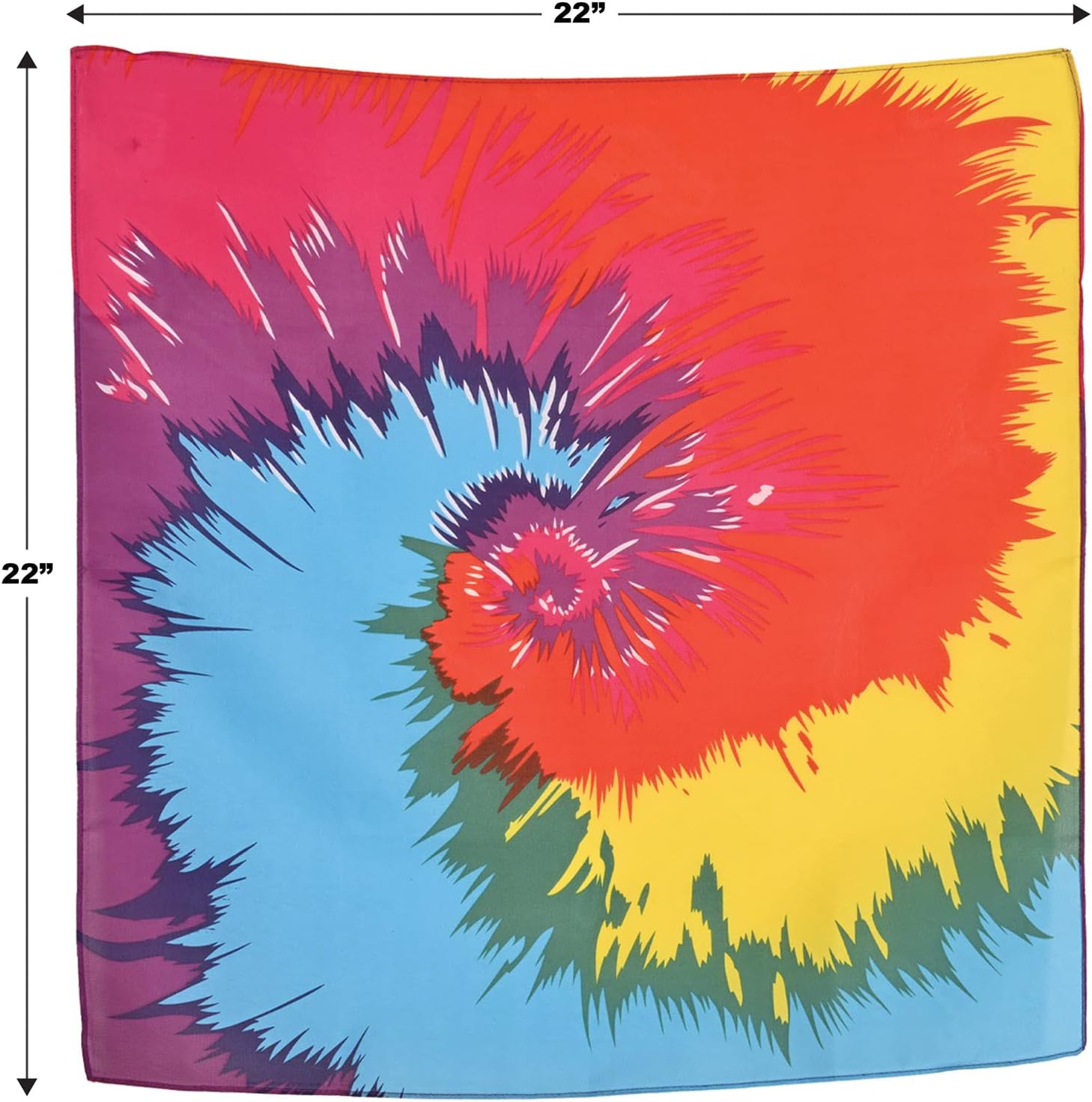 Funky Tie-Dyed Bandana