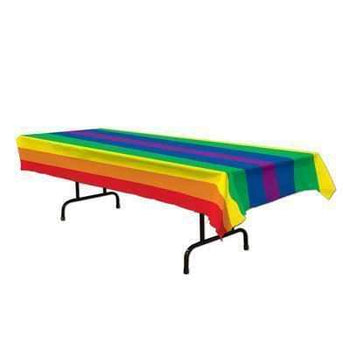 Rainbow Coloured Tablecover