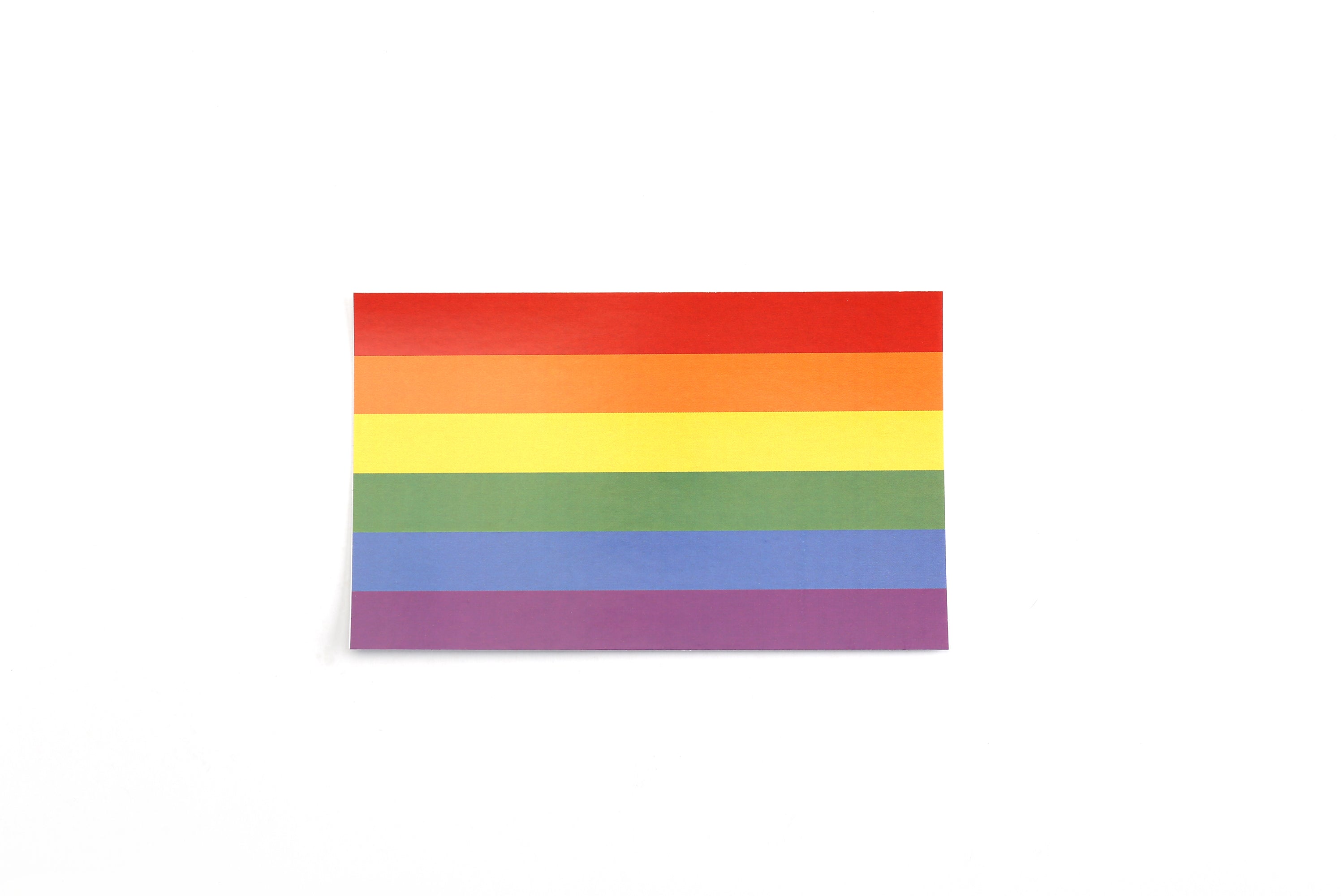 Rainbow Flag Rectangle Sticker (PSR)