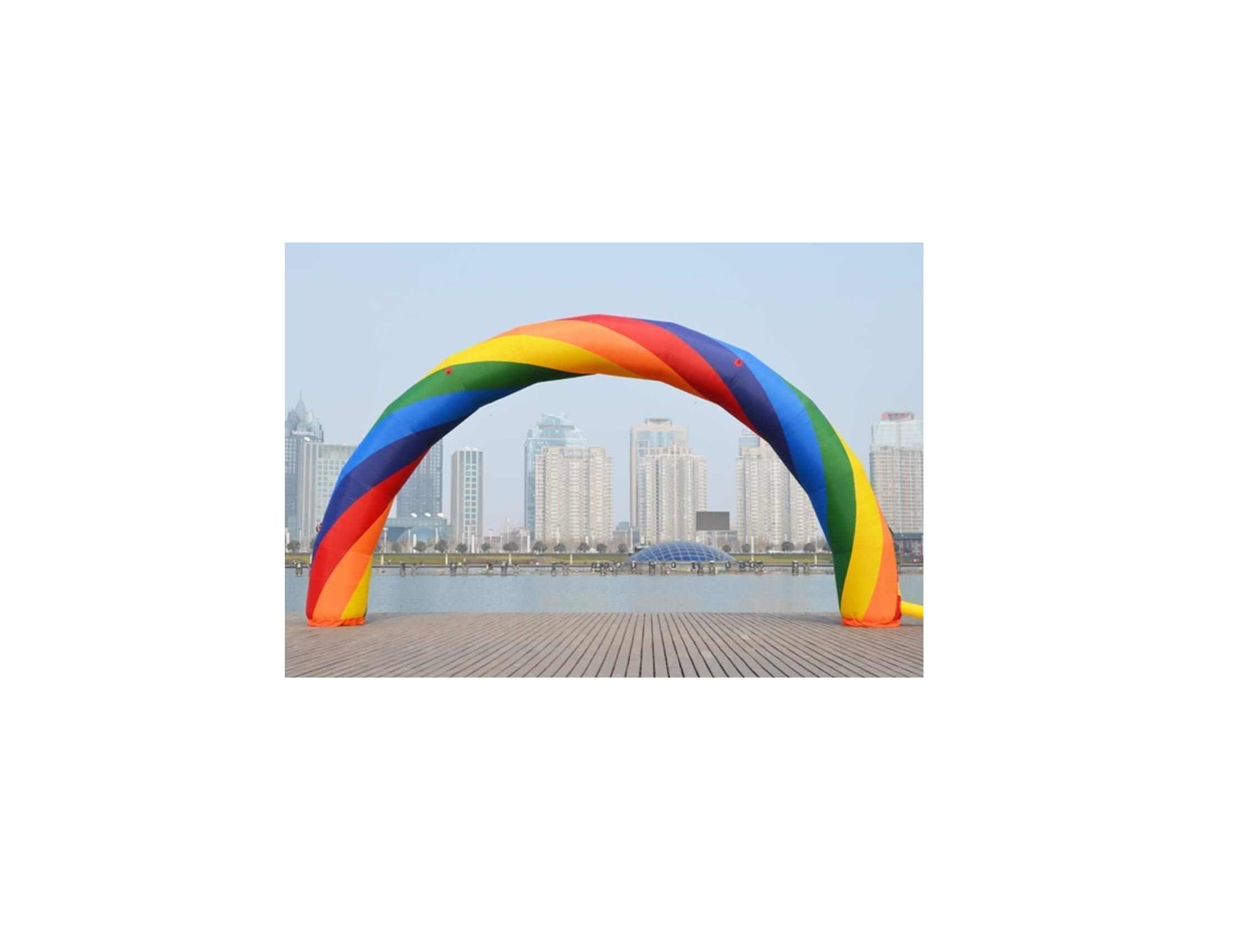 Giant Rainbow Inflatable Arch