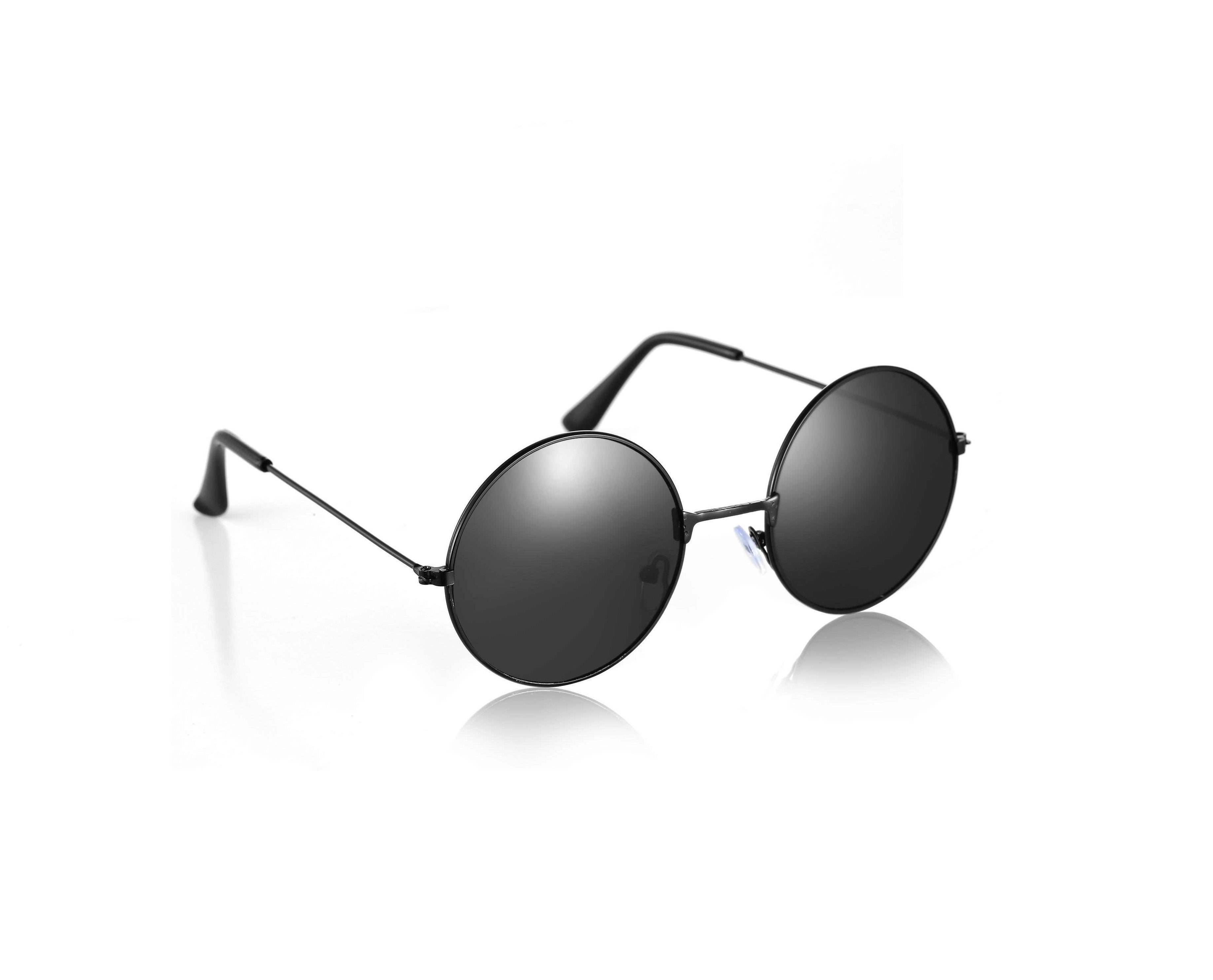Komonee Black Round Style Sunglasses
