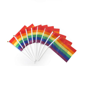 We Show Pride Handheld Rainbow Flags