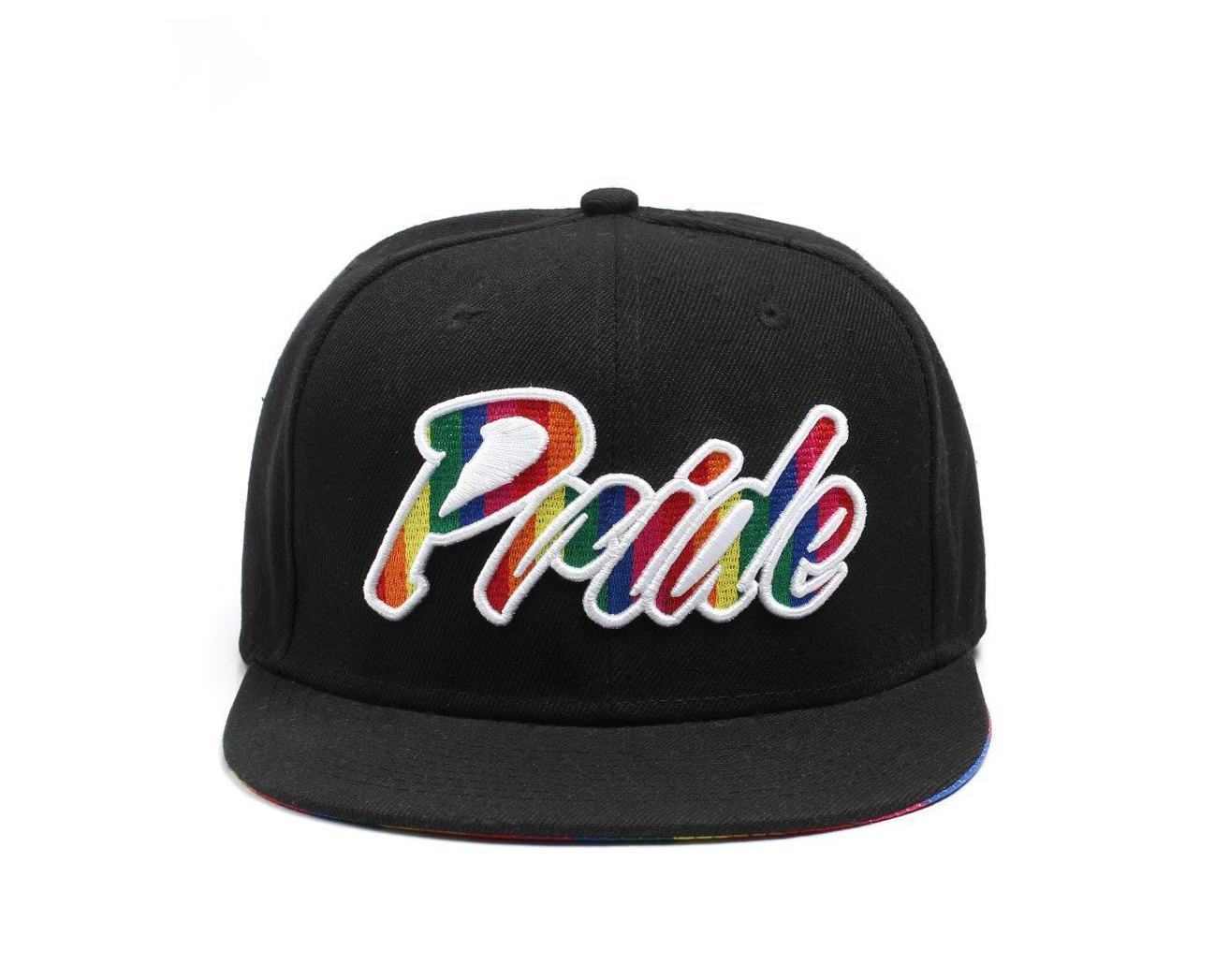 Gay Pride Rainbow Snapback Baseball Cap