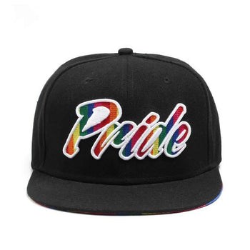 Gay Pride Rainbow Snapback Baseball Cap