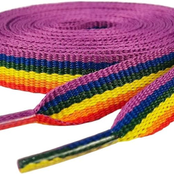 Bisexual Lesbian Gay Non-Binary Transgender Asexual Colors Shoelaces