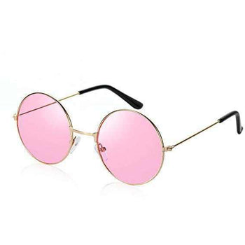 Komonee John Lennon Style Retro Sunglasses Pink