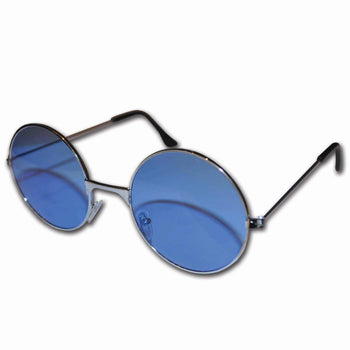 John Lennon Style Retro Sunglasses Blue