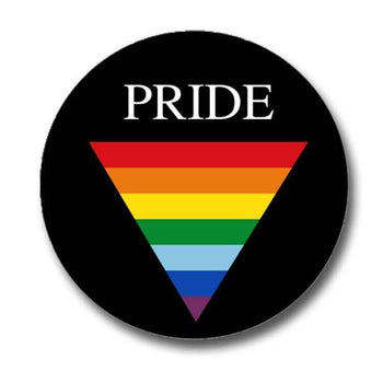 Pride Triangle Round Sticker (PRRSK1)