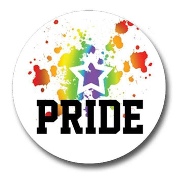 Pride Splash Round Sticker (PRRSK10)