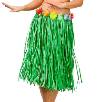 Hawaii Floral Green Hula Skirt