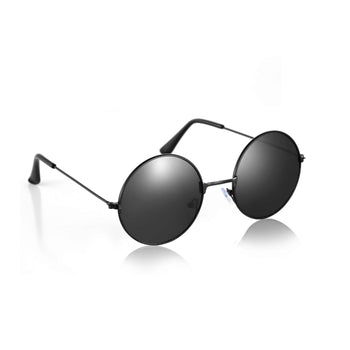 Komonee Black Round Style Sunglasses