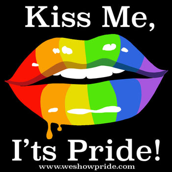 Kiss Me, I'ts Pride Square Sticker (PRSSK11)