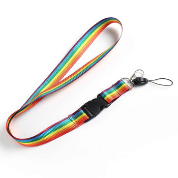 Gay Pride Rainbow Lanyard
