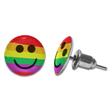 Gay Pride Emoji Earrings (PRER2)
